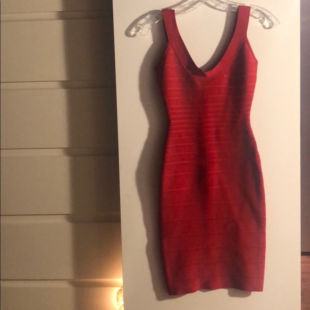 Herve Leger red dress Sydney... PLUS Coverup!